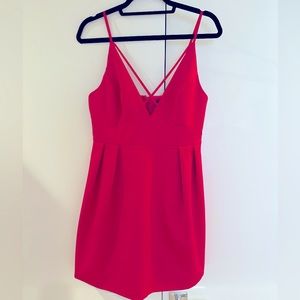 Top Shop Hot Pink Mini Dress
